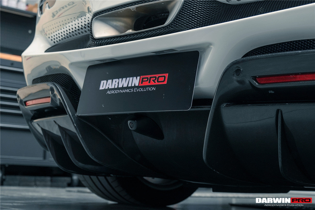2022-2026 Ferrari 296 GTB & GTS (Type F171) OE Style Carbon Fiber Rear Bumper w/ Diffuser - detail 1