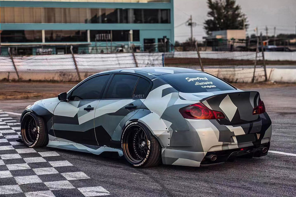 DarwinPRO 2010-2013 Infiniti G25 G37 Sedan BKSS Style Side Skirts