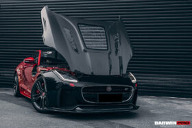 DarwinPRO 2013-2017 Jaguar F-Type Coupe & Convertible IMP Performance Partial Carbon Fiber Front Bumper with Lip - image 6