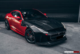 DarwinPRO 2013-2017 Jaguar F-Type Coupe & Convertible IMP Performance Partial Carbon Fiber Front Bumper with Lip - image 7
