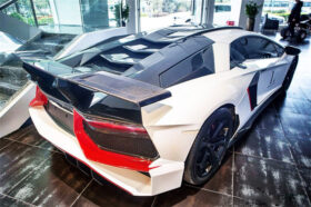 DarwinPRO 2011-2022 Lamborghini Aventador LP700 LP750 LP740 LP720 LP780 Coupe & Roadster BKSS Style Carbon Fiber Trunk Spoiler Wing - image 1