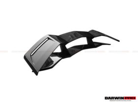 DarwinPRO 2011-2022 Lamborghini Aventador LP700 LP750 LP740 LP720 LP780 Coupe & Roadster BKSS Style Carbon Fiber Trunk Spoiler Wing - image 5