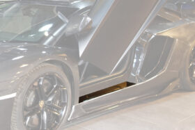 DarwinPRO 2011-2016 Lamborghini Aventador LP700 Coupe Carbon Fiber Door Still Plate Caps - image 1