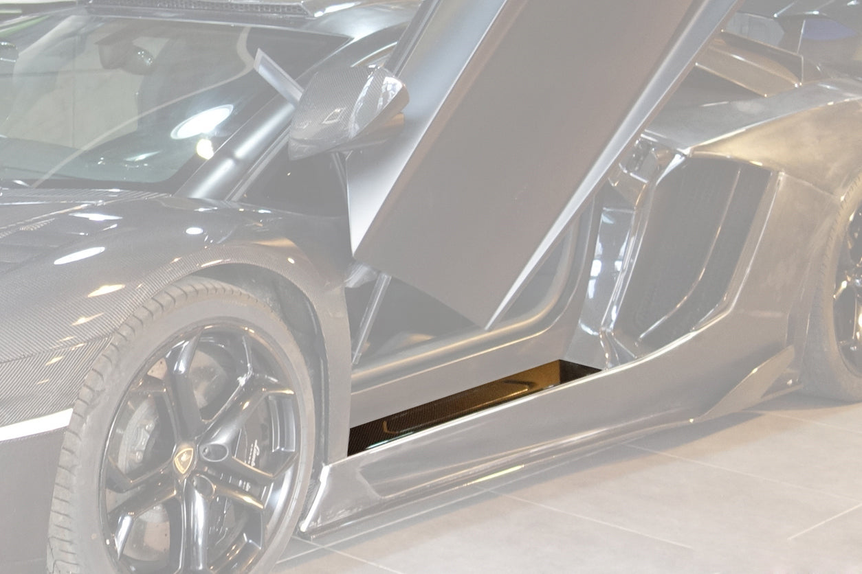 DarwinPRO 2011-2016 Lamborghini Aventador LP700 Coupe Carbon Fiber Door Still Plate Caps