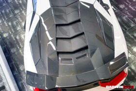 DarwinPRO 2011-2016 Lamborghini Aventador LP700 Coupe BKSS Style Carbon Fiber Engine Trunk - image 2