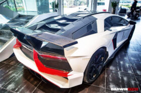 DarwinPRO 2011-2016 Lamborghini Aventador LP700 Coupe BKSS Style Carbon Fiber Engine Trunk - image 5