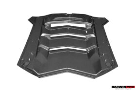 DarwinPRO 2011-2016 Lamborghini Aventador LP700 Coupe BKSS Style Carbon Fiber Engine Trunk - image 7