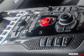 DarwinPRO 2011-2016  Lamborghini Aventador LP700 Coupe Roadster Dry Carbon Fiber Centre Console Surround Replacement - image 6