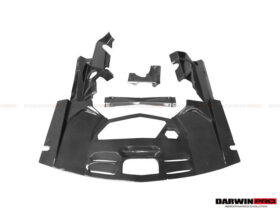 DarwinPRO 2011-2016 Lamborghini Aventador LP700 Coupe Carbon Fiber Engine Bay Cover Interior Replacement - image 7