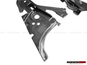 DarwinPRO 2011-2016 Lamborghini Aventador LP700 Coupe Roadster Carbon Fiber Front Trunk Kit - image 3