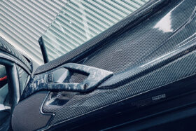DarwinPRO 2011-2016 Lamborghini Aventador LP700 Coupe Roadster Carbon Fiber Inner Door Handle - image 3