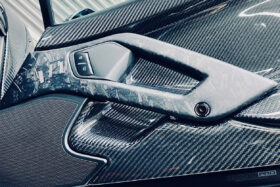 DarwinPRO 2011-2016 Lamborghini Aventador LP700 Coupe Roadster Carbon Fiber Inner Door Handle - image 4