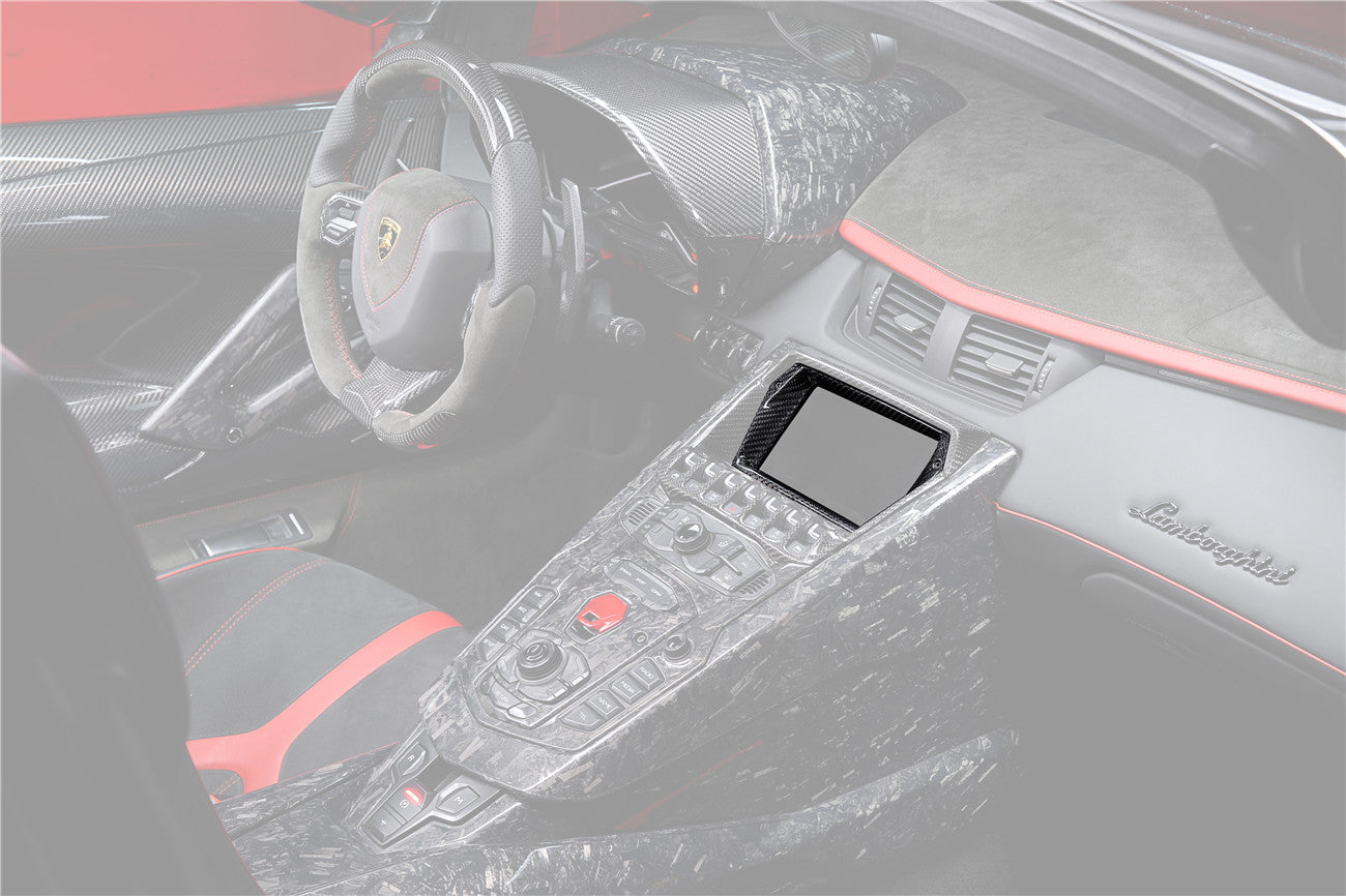 DarwinPro Aerodynamics DarwinPRO Aventador LP700 LP720 LP750 SV OE Style Carbon Fiber Navigation Screen Inner Panel
