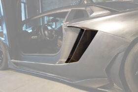 DarwinPRO 2011-2016  Lamborghini Aventador LP700 Coupe BKSS Style Carbon Fiber Quarter Panel Fender Side Vent Air Intake Cover Trim - image 2