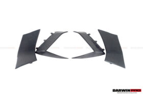 DarwinPRO 2011-2016  Lamborghini Aventador LP700 Coupe BKSS Style Carbon Fiber Quarter Panel Fender Side Vent Air Intake Cover Trim - image 7