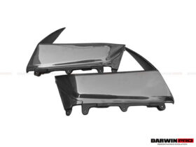 DarwinPRO 2011-2016 Lamborghini Aventador LP700 Coupe BKSS Style Carbon Fiber Quarter Panel Fender Side Vent Air Intake Cover Trim Outside - image 10