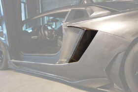 DarwinPRO 2011-2016 Lamborghini Aventador LP700 Coupe BKSS Style Carbon Fiber Quarter Panel Fender Side Vent Air Intake Cover Trim Outside - image 1