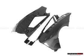 DarwinPRO 2011-2016 Lamborghini Aventador LP700 Coupe & Roadster BKSSII Style Carbon Fiber Rear Quarter Panels - image 2