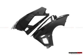 DarwinPRO 2011-2016 Lamborghini Aventador LP700 Coupe & Roadster BKSSII Style Carbon Fiber Rear Quarter Panels - image 6