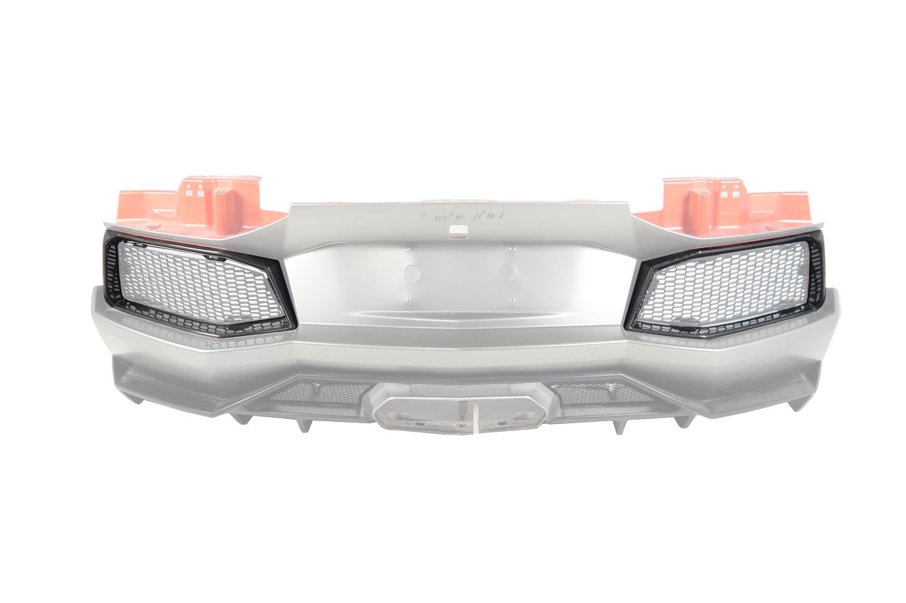 DarwinPRO 2011-2016 Lamborghini Aventador LP700 Coupe & Roadster Carbon Fiber Rear Bumper Grille