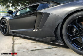 DarwinPRO 2011-2021 Lamborghini Aventador LP700 LP740 Coupe & Roadster Carbon Fiber Side Skirts - image 2