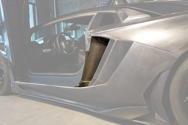 DarwinPRO 2011-2016 Lamborghini Aventador LP700 Coupe Oem Carbon Fiber Quarter Panel Fender Air Intake Side Vent Inside
