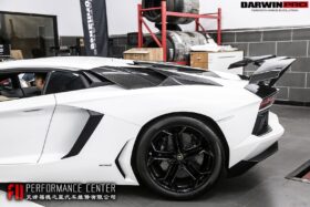 DarwinPRO 2011-2016 Lamborghini Aventador LP700 Coupe & Roadster BKSS Style Carbon Fiber Rear Side Scoops - image 2