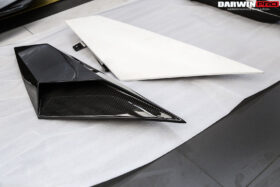 DarwinPRO 2011-2016 Lamborghini Aventador LP700 Coupe & Roadster BKSS Style Carbon Fiber Rear Side Scoops - image 6