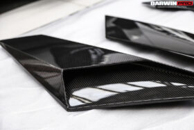 DarwinPRO 2011-2016 Lamborghini Aventador LP700 Coupe & Roadster BKSS Style Carbon Fiber Rear Side Scoops - image 7