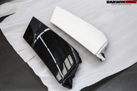 DarwinPRO 2011-2021 Lamborghini Aventador LP700 LP740 Coupe Carbon Fiber Rear Intake Panel ( Front ) - image 4