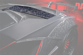 DarwinPRO 2013-2016 Lamborghini Aventador LP700 LP740 Roadster Carbon Fiber Rear Intake Panel - image 1