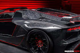 DarwinPRO 2013-2016 Lamborghini Aventador LP700 LP740 Roadster Carbon Fiber Rear Intake Panel - image 3