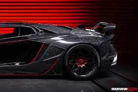 DarwinPRO 2013-2016 Lamborghini Aventador LP700 LP740 Roadster Carbon Fiber Rear Intake Panel - image 5