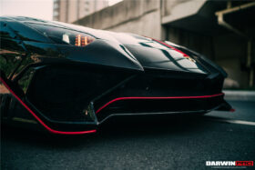 DarwinPRO 2011-2016 Lamborghini Aventador LP700 Coupe SV-BKSSII Style Wide body Carbon Fiber Aero Full Kit - image 5