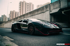 DarwinPRO 2011-2016 Lamborghini Aventador LP700 Coupe SV-BKSSII Style Wide body Carbon Fiber Aero Full Kit - image 3