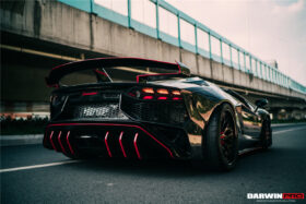 DarwinPRO 2011-2016 Lamborghini Aventador LP700 Coupe SV-BKSSII Style Wide body Carbon Fiber Aero Full Kit - image 9