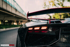 DarwinPRO 2011-2016 Lamborghini Aventador LP700 Roadster SV-BKSSII Style Engine Hood And Wing - image 10