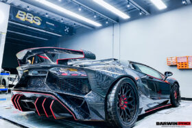 DarwinPRO 2011-2016 Lamborghini Aventador LP700 Roadster SV-BKSSII Style Engine Hood And Wing - image 5