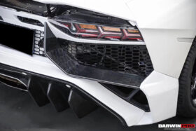 DarwinPRO 2011-2016 Lamborghini Aventador LP700 LP740 Coupe & Roadster SV Style Rear Bumper - image 4