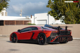 DarwinPRO 2011-2022 Lamborghini Aventador LP700 LP750 LP740 LP720 LP780 Coupe & Roadster SV Style Trunk Wing - image 2