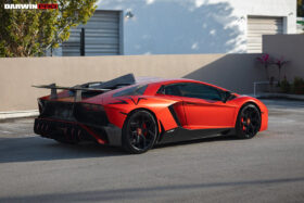 DarwinPRO 2011-2016 Lamborghini Aventador LP700 LP740 Coupe & Roadster SV Style Rear Bumper - image 6