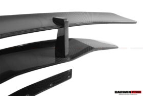 DarwinPRO 2011-2022 Lamborghini Aventador LP700 LP750 LP740 LP720 LP780 Coupe & Roadster SV Style Trunk Wing - image 9