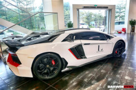 DarwinPRO 2011-2016 Lamborghini Aventador LP700 Coupe Roadster BKSS Style Carbon Fiber Side Skirts Under Board - image 4