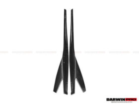 DarwinPRO 2011-2016 Lamborghini Aventador LP700 Coupe Roadster BKSS Style Carbon Fiber Side Skirts Under Board - image 5