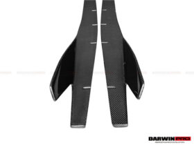 DarwinPRO 2011-2016 Lamborghini Aventador LP700 Coupe Roadster BKSS Style Carbon Fiber Side Skirts Under Board - image 8