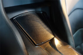 DarwinPRO 2011-2016 Lamborghini Aventador LP700 LP720 LP750 SV Coupe Roadster Carbon Fiber Center Console Storage Shelf Cover Repalce - image 2