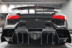 DarwinPRO 2009-2014 Lamborghini Gallardo BKSS Style Rear Bumper - image 10