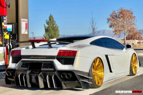 DarwinPRO 2009-2014 Lamborghini Gallardo BKSS Style Rear Bumper - image 5
