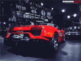 DarwinPRO 2009-2014 Lamborghini Gallardo Coupe Only IRON Style Trunk Spoiler - image 5