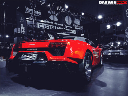 DarwinPRO 2004-2014 Lamborghini Gallardo Spyder Only IRON Trunk Spoiler Wing